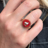 A Micro Mosaic Victorian Ring