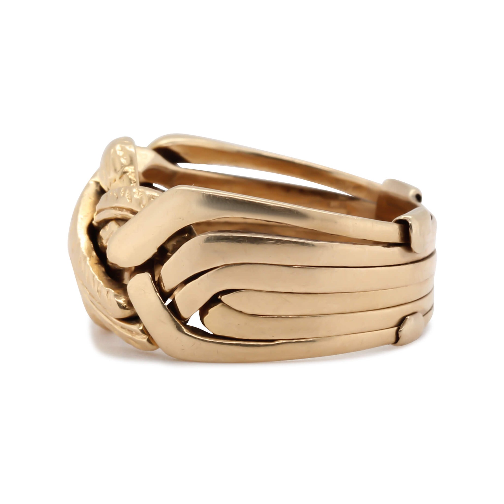 Gold Puzzle Ring