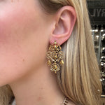 Iberian 18th Century Girandole Earrings-Charlotte Sayers Antique Jewellery