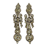 Iberian Chrysoberyl Earrings-Charlotte Sayers Antique Jewellery