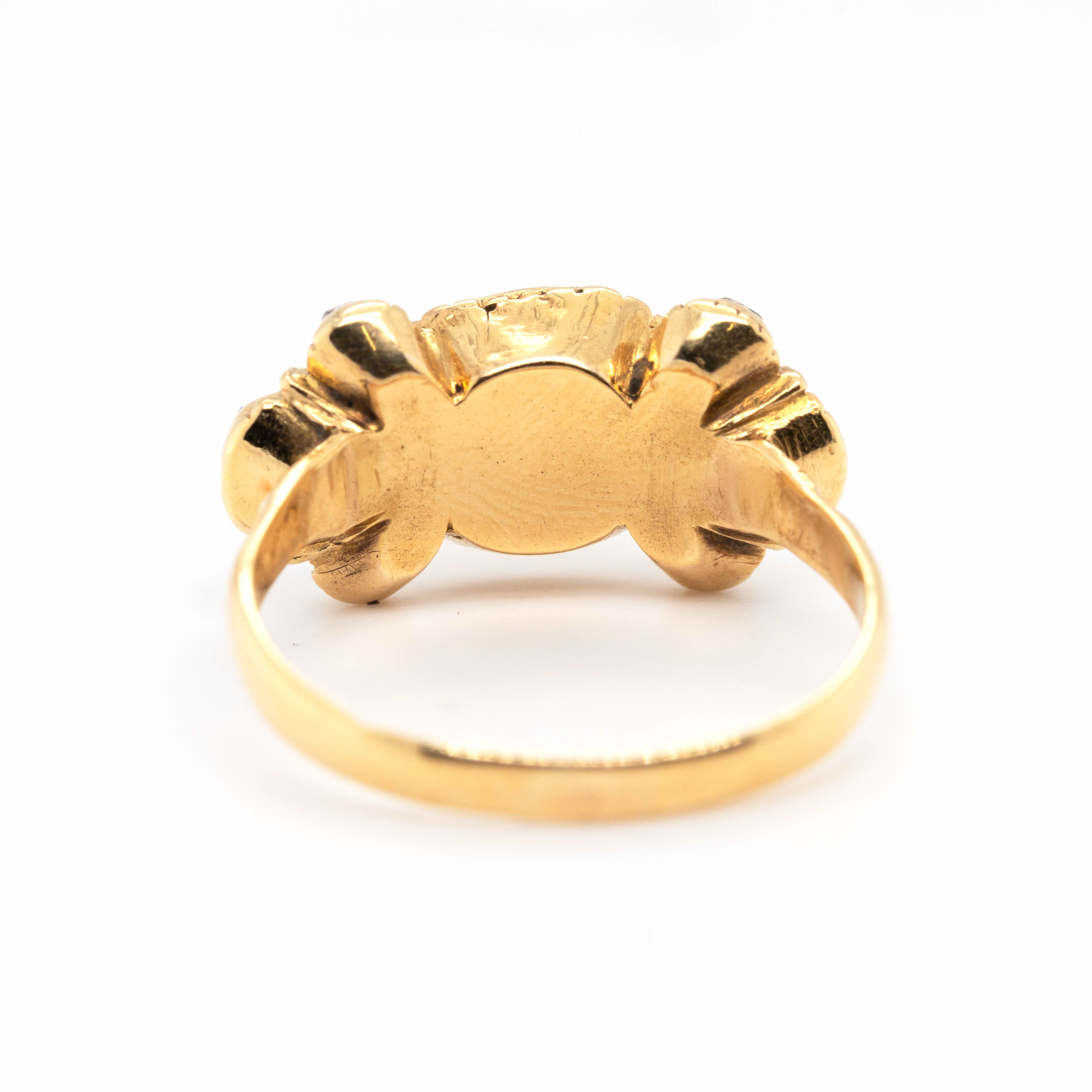 Iberian Diamond Ring-Charlotte Sayers Antique Jewellery