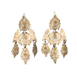 Iberian Rock Crystal Earrings-Charlotte Sayers Antique Jewellery