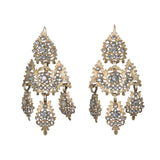 Iberian Rock Crystal Earrings-Charlotte Sayers Antique Jewellery