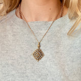 Iberian Rock Crystal Pendant-Charlotte Sayers Antique Jewellery