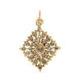 Iberian Rock Crystal Pendant-Charlotte Sayers Antique Jewellery