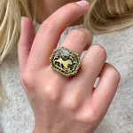 Indian Pratapgarh Thewa Ring-Charlotte Sayers Antique Jewellery