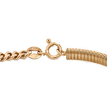 Italian 18ct Gold and Diamond Knot Bracelet-Charlotte Sayers Antique Jewellery