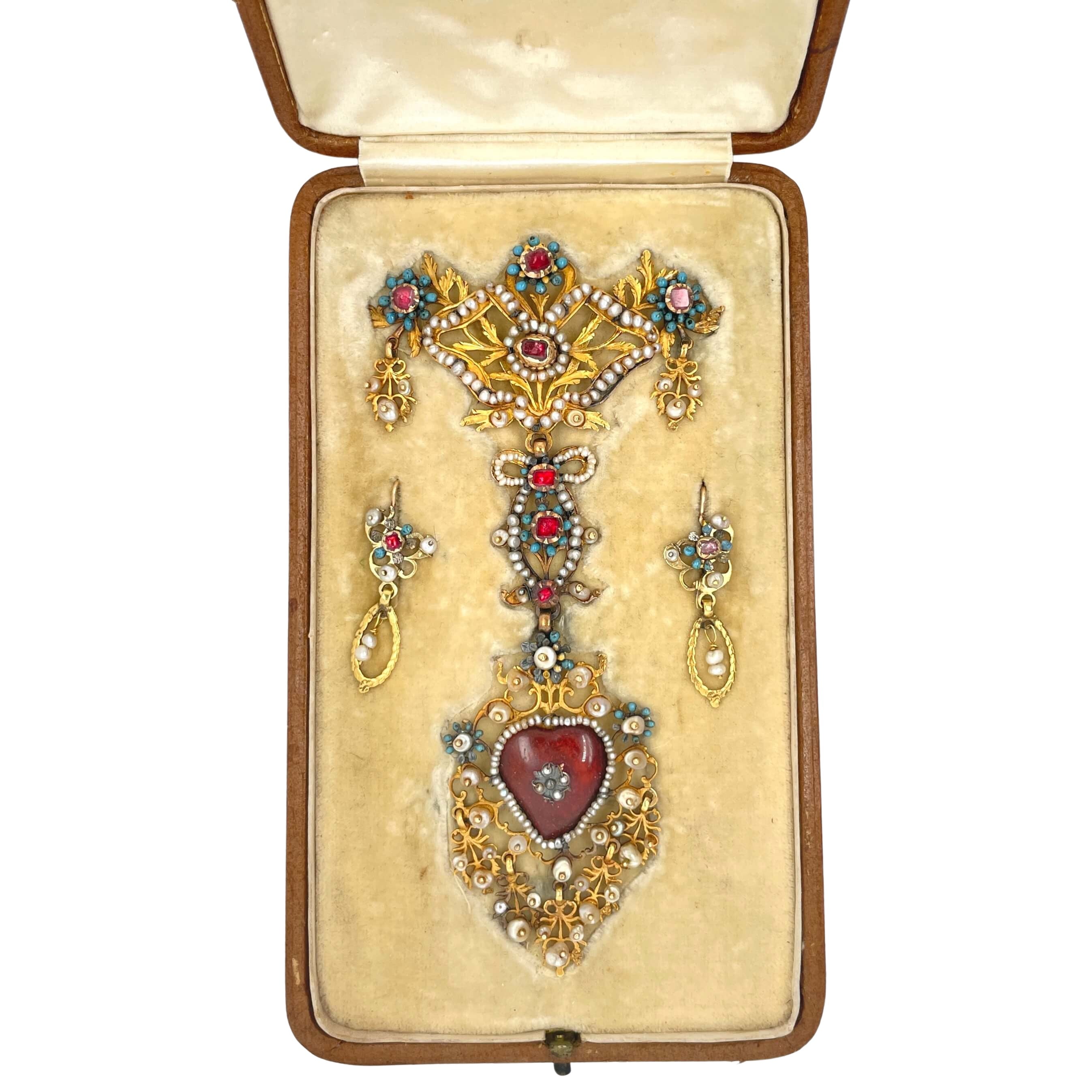 Stomacker Italian 18th Century Stomacher - Charlotte Sayers Antique Jewellery