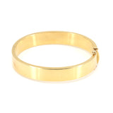 Italian Gold Bangle-Charlotte Sayers Antique Jewellery