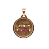 Je Batte Pour Toi Pendant-Charlotte Sayers Antique Jewellery