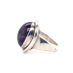 Jensen Amethyst Ring-Charlotte Sayers Antique Jewellery