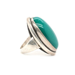 Jensen Chrysoprase Ring-Charlotte Sayers Antique Jewellery