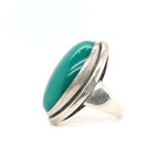 Jensen Chrysoprase Ring-Charlotte Sayers Antique Jewellery