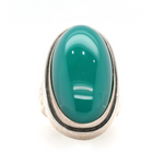 Jensen Chrysoprase Ring-Charlotte Sayers Antique Jewellery