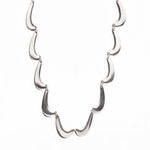 Jensen Nanna Ditzel Silver Necklace-Charlotte Sayers Antique Jewellery