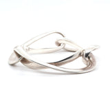 Jensen Silver Bangle-Charlotte Sayers Antique Jewellery