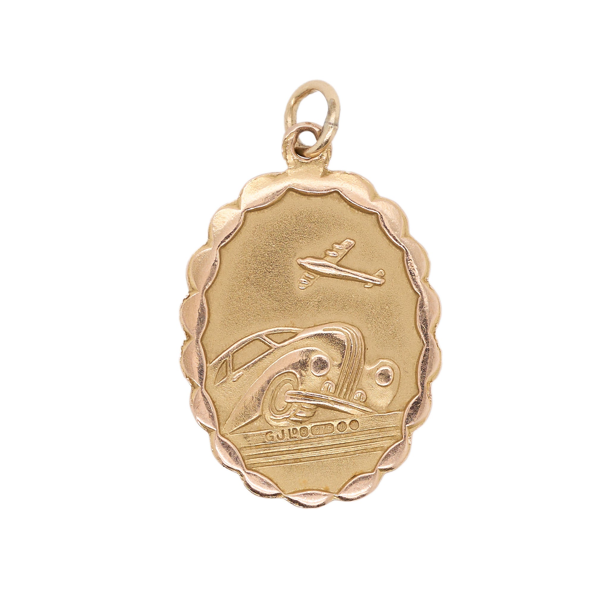 Jensen St Christopher Pendant-Charlotte Sayers Antique Jewellery