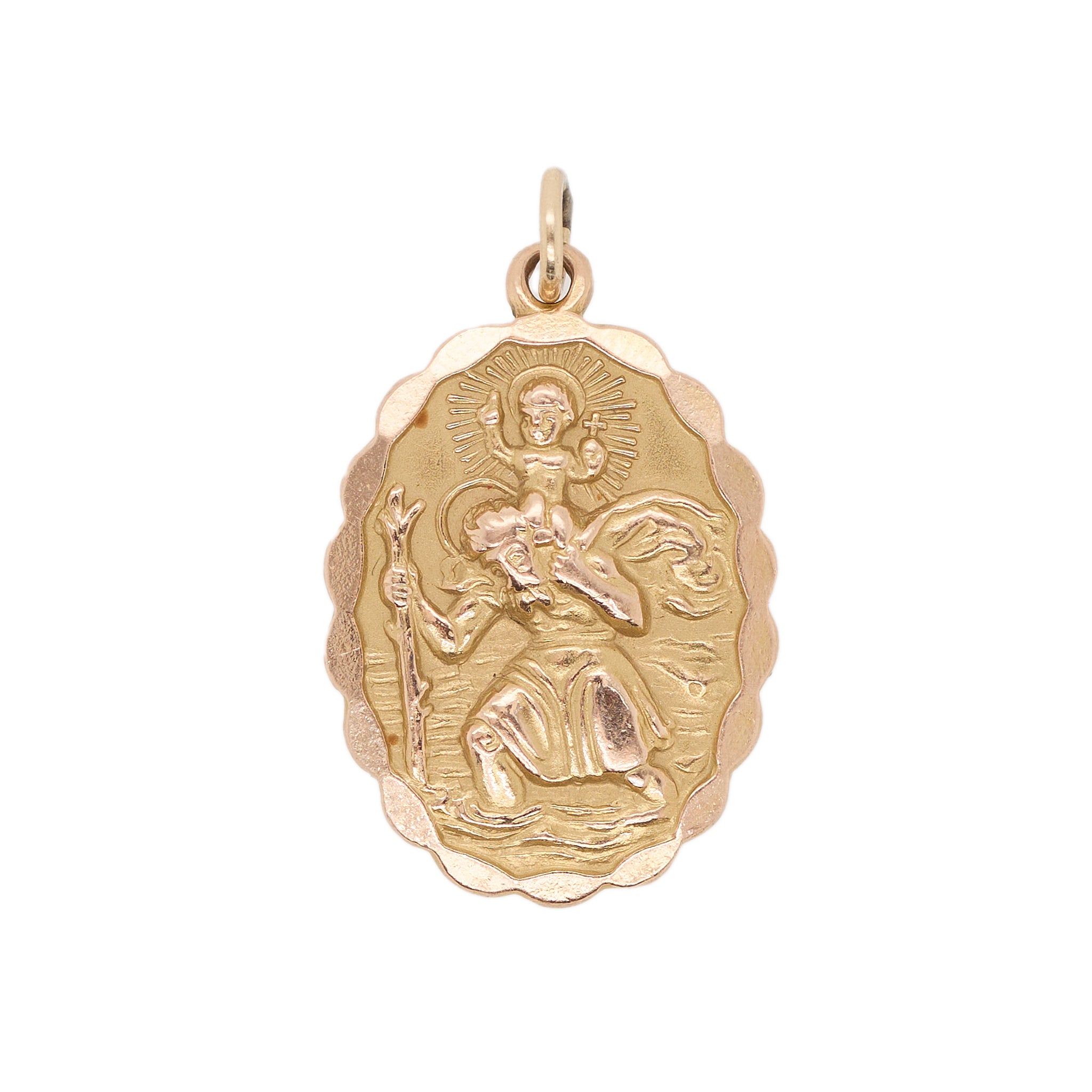 Jensen St Christopher Pendant-Charlotte Sayers Antique Jewellery