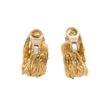 Kutchinksy Diamond & Gold Hoop Earrings-Charlotte Sayers Antique Jewellery