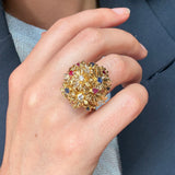 Kutchinsky Flower Ring-Charlotte Sayers Antique Jewellery