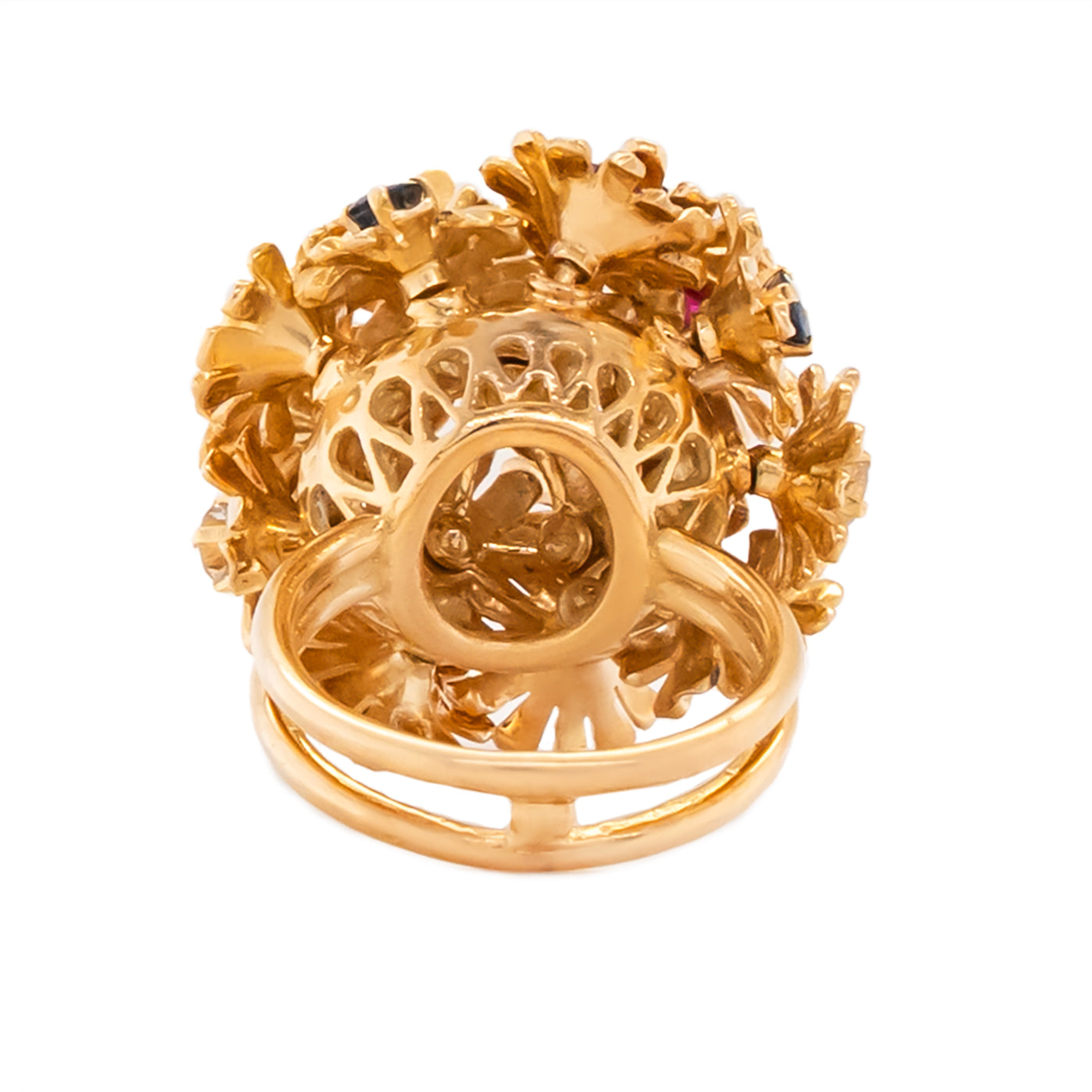 Kutchinsky Flower Ring-Charlotte Sayers Antique Jewellery