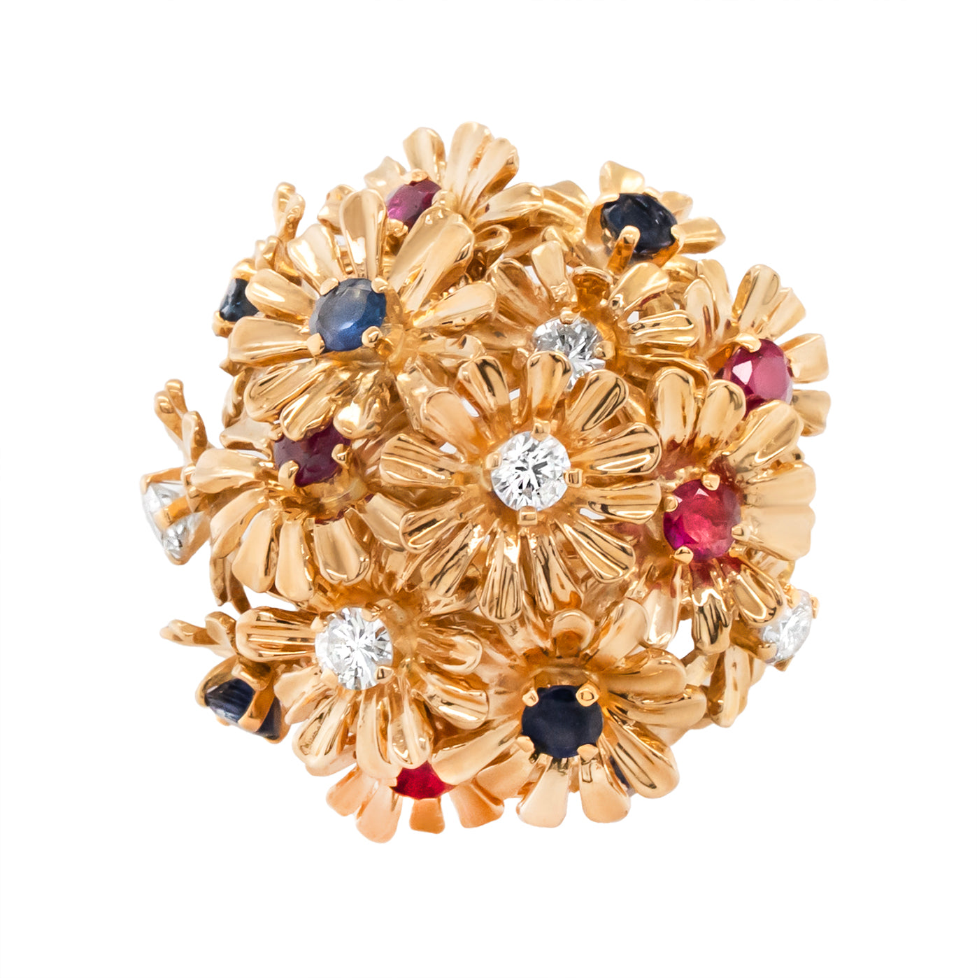 Kutchinsky Flower Ring-Charlotte Sayers Antique Jewellery