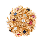 Kutchinsky Flower Ring-Charlotte Sayers Antique Jewellery