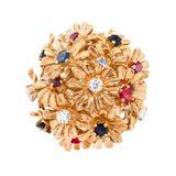 Kutchinsky Flower Ring-Charlotte Sayers Antique Jewellery