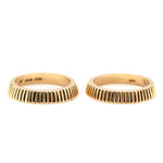 Kutchinsky Gold Band Rings-Charlotte Sayers Antique Jewellery