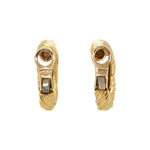 Kutchinsky Gold Hoop Earrings-Charlotte Sayers Antique Jewellery