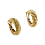 Kutchinsky Gold Hoop Earrings-Charlotte Sayers Antique Jewellery