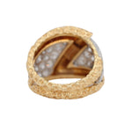 Kutchinsky Gold and Brilliant Cut Diamond Ring-Charlotte Sayers Antique Jewellery
