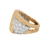Kutchinsky Gold and Brilliant Cut Diamond Ring-Charlotte Sayers Antique Jewellery