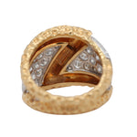 Kutchinsky Gold and Brilliant Cut Diamond Ring-Charlotte Sayers Antique Jewellery