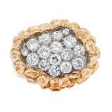 Kutchinsky Pavé Set Diamond Ring-Charlotte Sayers Antique Jewellery