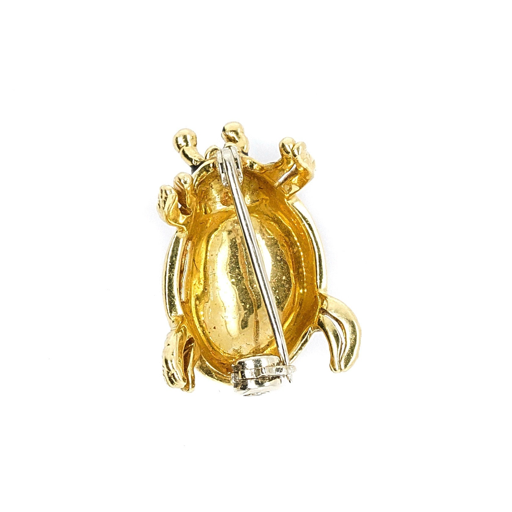 Ladybird Brooch-Charlotte Sayers Antique Jewellery