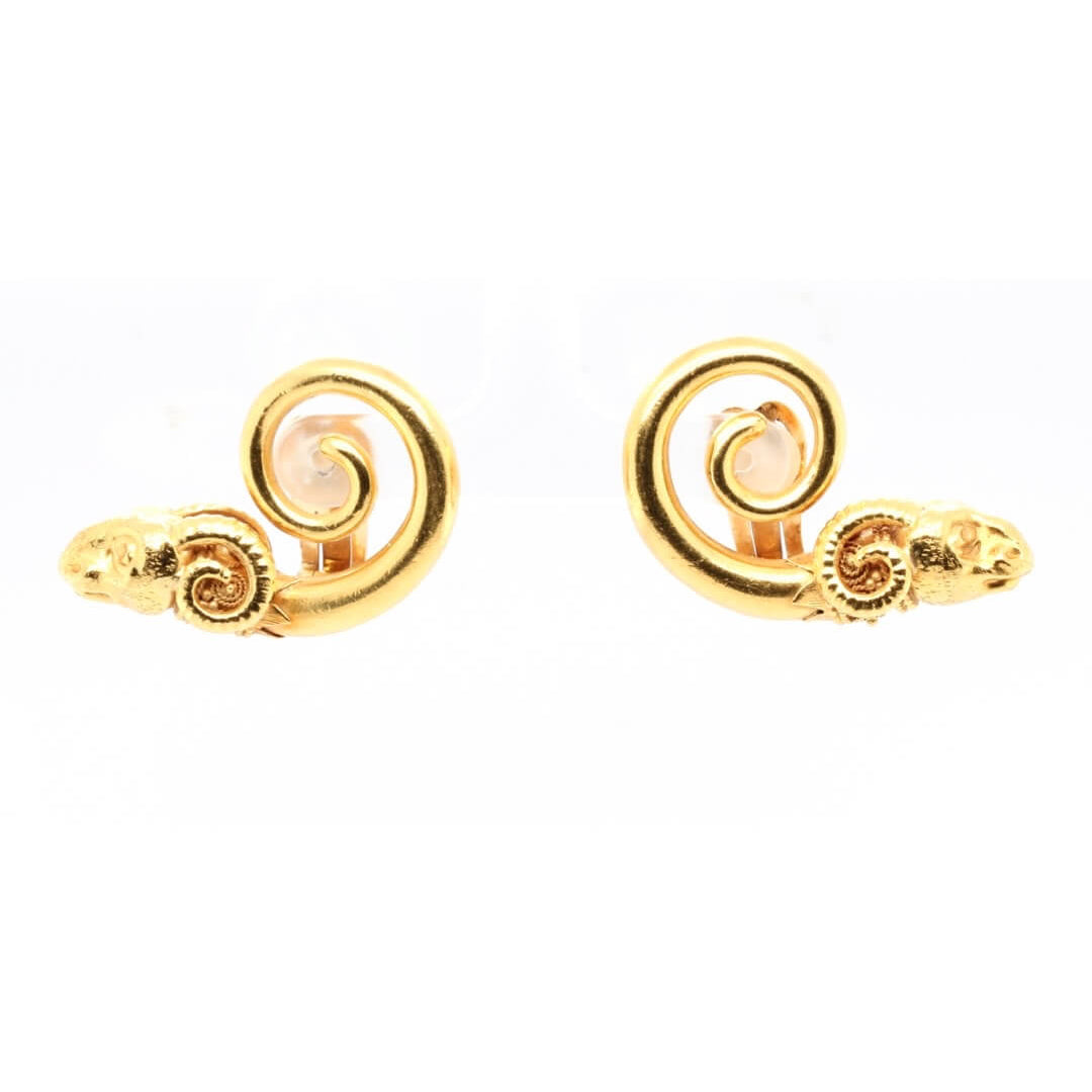 Lalaounis Clip on Earrings-Charlotte Sayers Antique Jewellery