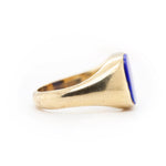 Lapis Lazuli Signet Ring-Charlotte Sayers Antique Jewellery