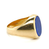 Lapis Lazuli Signet Ring-Charlotte Sayers Antique Jewellery