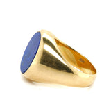 Lapis Lazuli Signet Ring-Charlotte Sayers Antique Jewellery