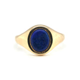 Lapis Lazuli Signet Ring-Charlotte Sayers Antique Jewellery