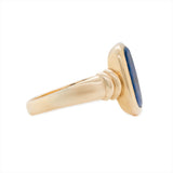 Lapis Signet Ring-Charlotte Sayers Antique Jewellery