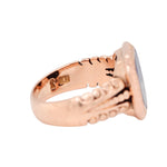 Lapis Signet Style Ring-Charlotte Sayers Antique Jewellery