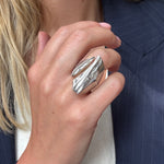 Lapponia Silver Ring-Charlotte Sayers Antique Jewellery