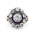 Late Georgian Diamond Cluster Ring-Charlotte Sayers Antique Jewellery