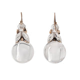 Lazarus Paste Earrings-Charlotte Sayers Antique Jewellery