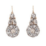 Lazarus Paste Earrings-Charlotte Sayers Antique Jewellery