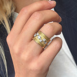 Leo de Vroomen Diamond Band Ring-Charlotte Sayers Antique Jewellery