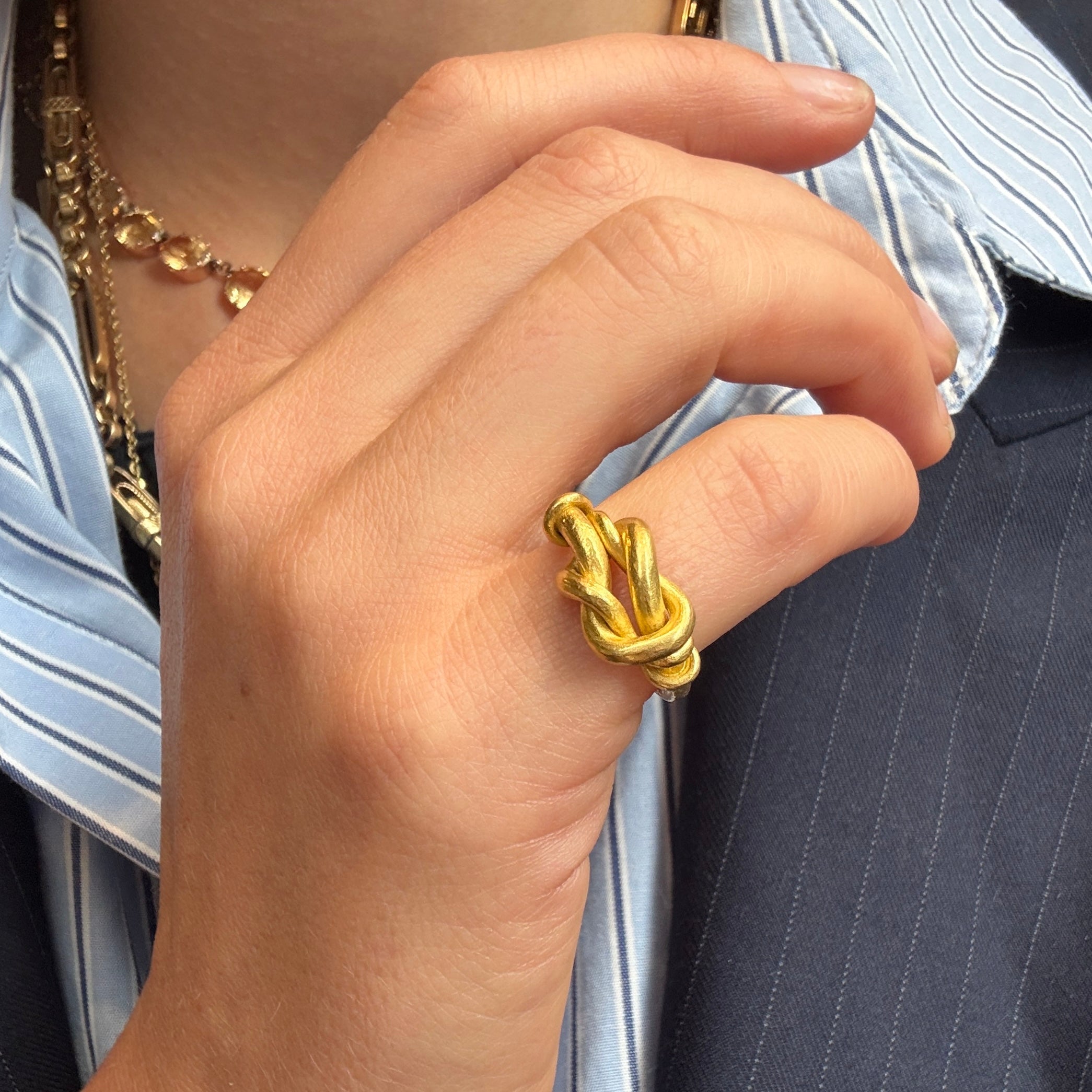 Lovers Knot Ring-Charlotte Sayers Antique Jewellery