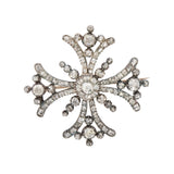 Maltese diamond Cross Brooch-Charlotte Sayers Antique Jewellery